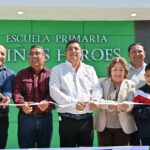 Ricardo Gallardo inaugura rehabilitación de la primaria ‘Niños Héroes’ en Soledad