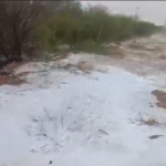 Emergencia en Bocas por granizada; dejó personas atrapadas y daños en vías y cultivos