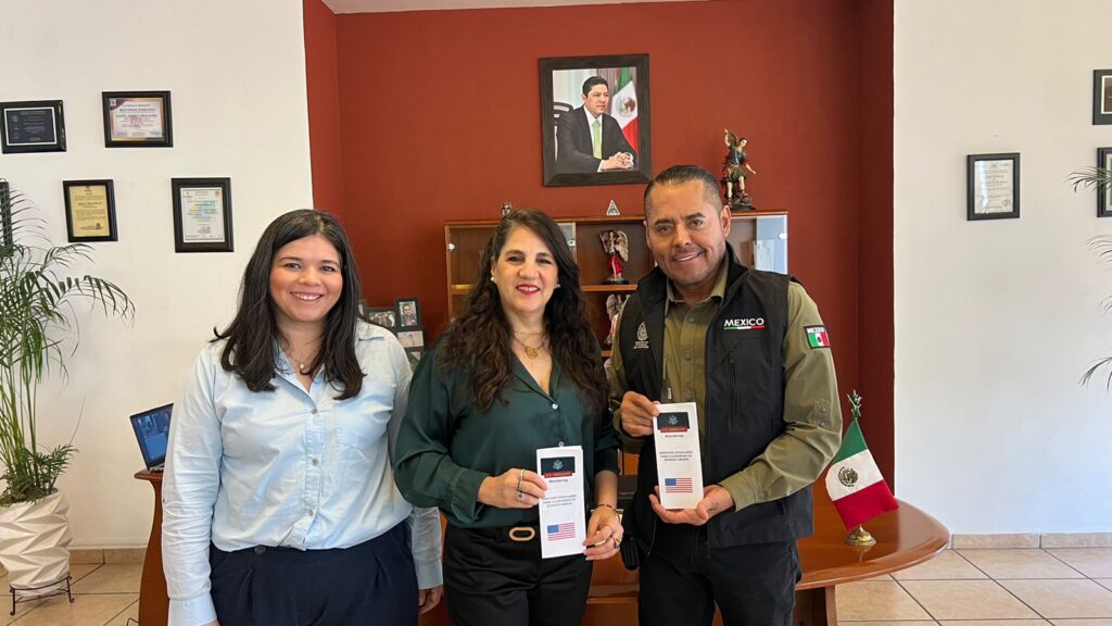 Protección Civil de SLP y consulado de EEUU abordan temas de seguridad y asistencia