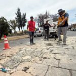 Dan mantenimiento a la Calzada de Guadalupe para mejorar imagen y tránsito en el Centro