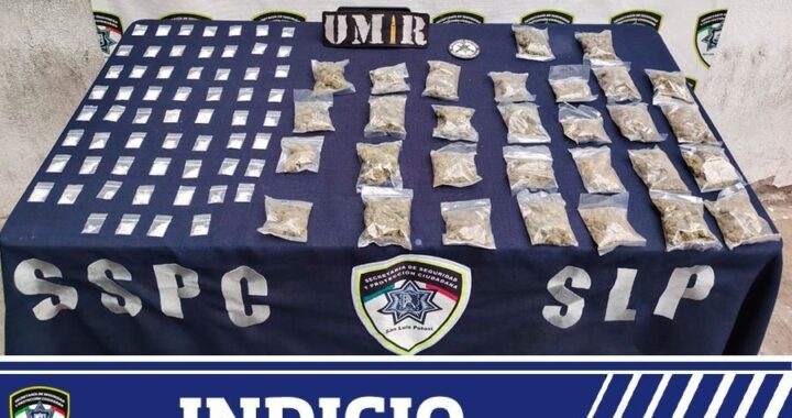 Aseguran cristal y marihuana tras operativo en la Central de Abastos