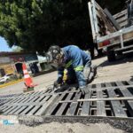 Reparan rejilla en Reforma y Nicolás Zapata por seguridad