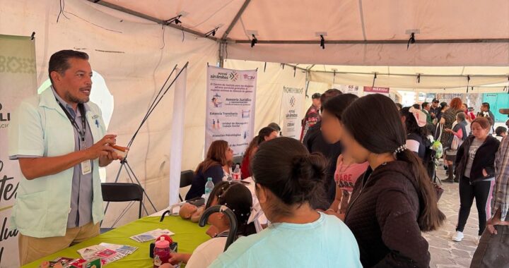 Llevaron la Feria de Seguridad a la colonia Primero de Mayo en Soledad