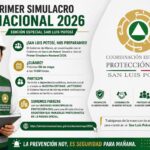 Más de mil inmuebles contemplados en el Primer Simulacro Nacional 2026