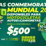 Placas mundialistas para motocicletas registran alta demanda en SLP
