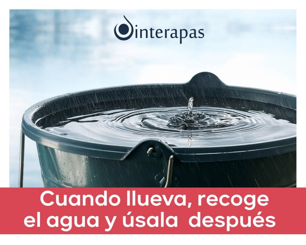 Invitan a reutilizar agua de lluvia para limpieza, riego y otros usos domésticos