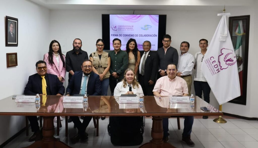 CEDH y Fundación Laudes firman convenio para promover derechos humanos en SLP