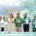 Gallardo inaugura el puente vehicular de Valle de los Fantasmas y Circuito Potosí; el más grande de SLP