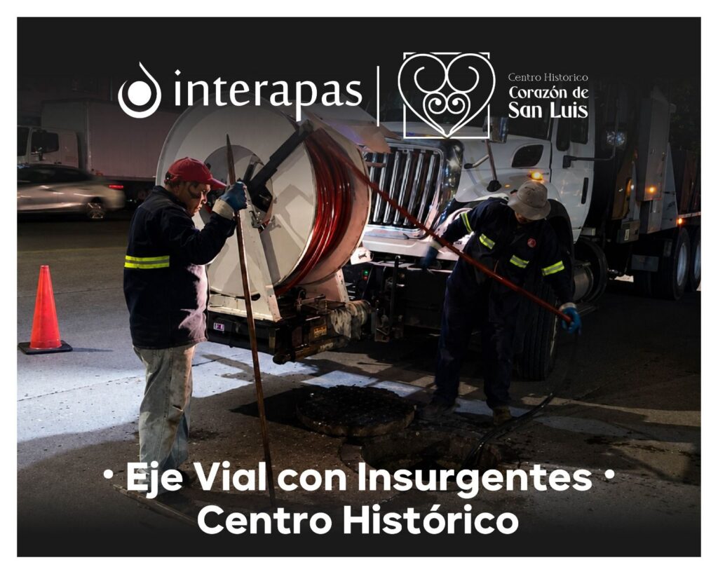 Interapas retira 420 kilos de basura y lodo del drenaje en el Centro Histórico