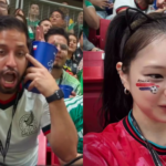 Presidente de colegio de ingenieros, señalado por gesto racista a influencer coreana durante partido del Mundial en Guadalajara