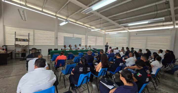 Temazcalli capacita a personal de los Centros Estatales de Reinserción Social