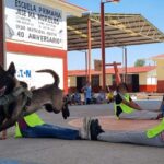 Agrupamiento K9 convive con niños de Pozos y Soledad