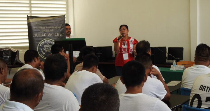 Personal del penal de Ciudad Valles recibe formación sobre derechos de pueblos indígenas