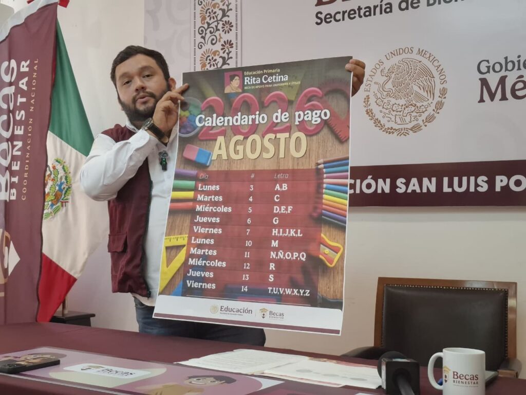 Incorporan a 98 mil alumnos de primaria a Beca Rita Cetina en SLP