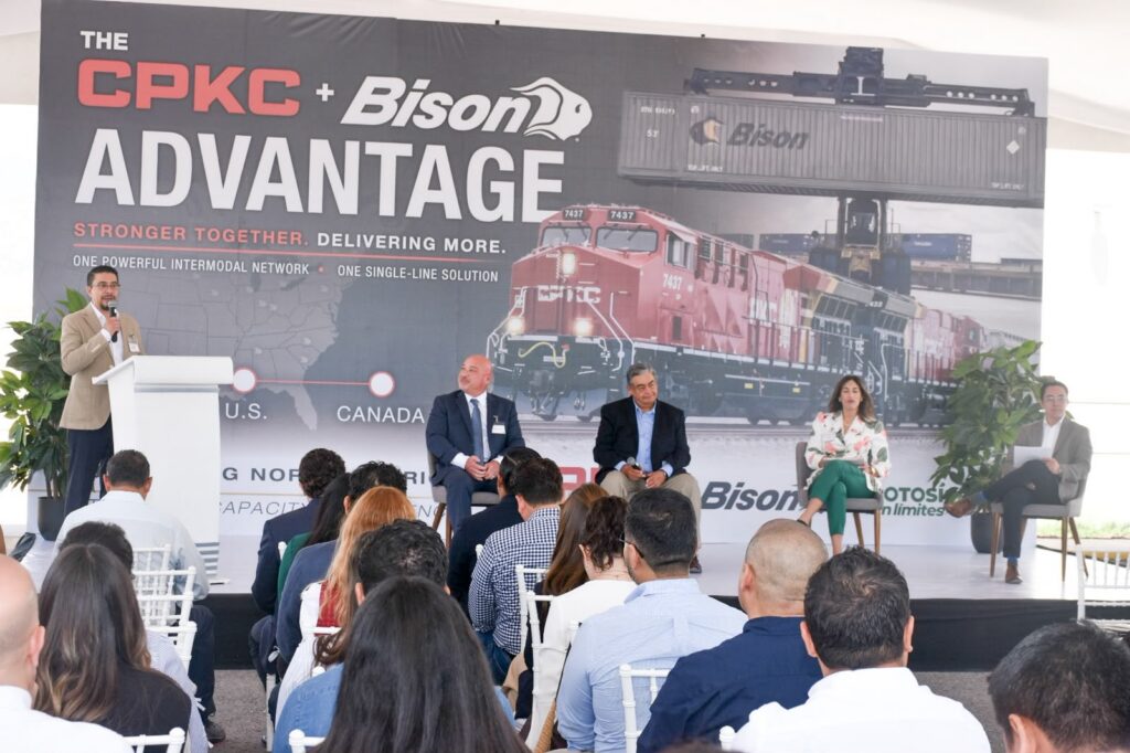 Celebran encuentro ‘La Ventaja Intermodal’ entre CPKC, Bison y Sedeco
