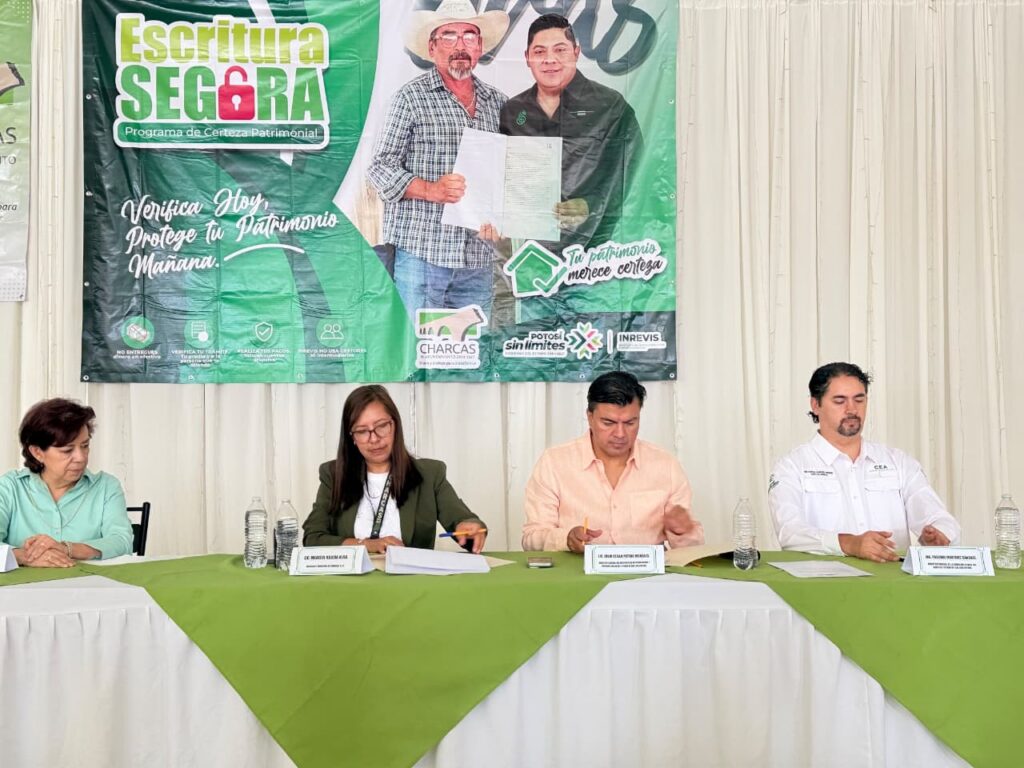 Charcas avanza en la regularización de propiedades con ‘Escritura Segura’