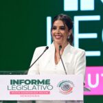 Ruth González suma 134 iniciativas en dos años; Gallardo la acompaña en su Informe