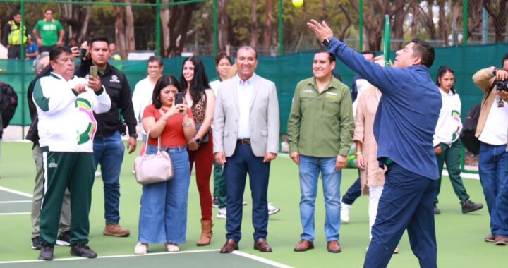 Gallardo inaugura el primer San Luis Open de Tenis 2026; se repartirán 500 mil pesos en premios